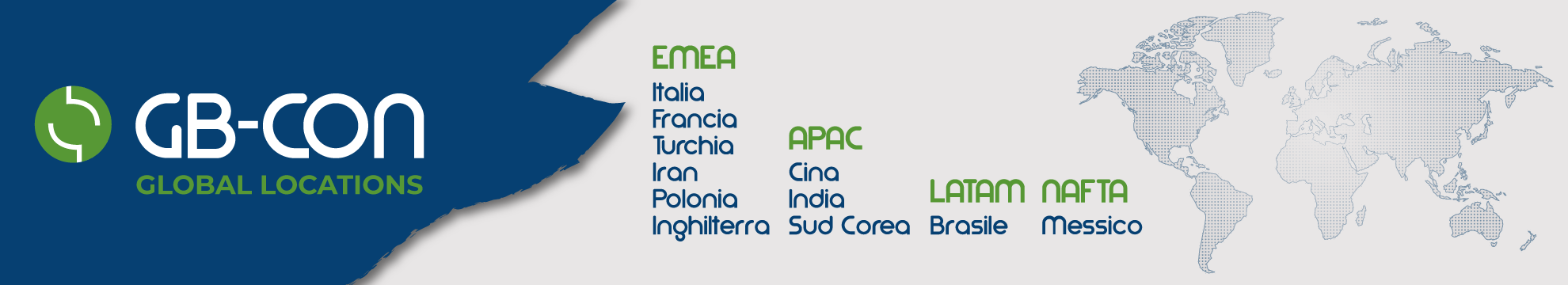 GB Con - Fornitore Globale Servizi Automotive - Locations ITA